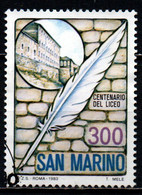 SAN MARINO - 1983 -CENTENARIO DEL LICEO DI STATO DI SAN MARINO - USATO - Usati