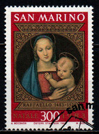 SAN MARINO - 1983 - NATALE - CHRISTMAS - LA MADONNA DEL GRANDUCA DI RAFFAELLO SANZIO - USATO - Usati