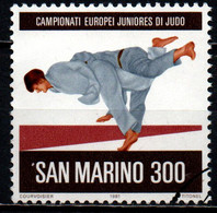 SAN MARINO - 1981 - CAMPIONATI EUROPEI JUNIORES DI JUDO - USATO - Gebruikt