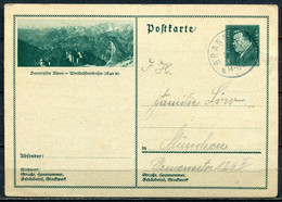 German Empires 1931 GS Kopfbild F. Ebert Mi.Nr.P192/033" Wendelsteinbahn,Bayrische Alpen"m.TST" Brannen.."1 GS Used - Entiers Postaux