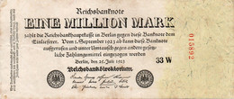 GERMANY-1000000 MARK 1923 - Wor:P-94/2, Ros:R-92b  UNIFACE - 1 Miljoen Mark