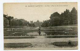 AK 039835 FRANCE - Maisons-Laffitte - Le Parc - Place Et Avenue Du Chateau - Maisons-Laffitte