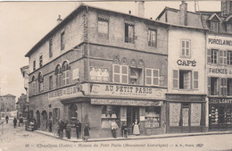 42 - CHARLIEU - LOIRE - MAISON DU PETIT PARIS - MONUMENT HISTORIQUE - ANIMEE - VOIR DEUX SCANS - Charlieu