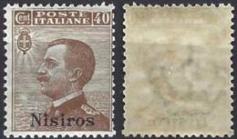 1912 Regno D'Italia IG 1912 IT-EG NI6 Franc Italia Soprast Nisiros New - Aegean (Nisiro)