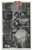 22-3 - 529 Vive St... Femme Et Enfant Avec Des Fleurs - Other & Unclassified