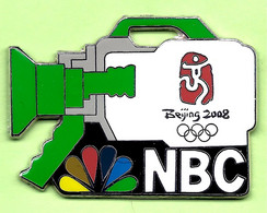 Gros Pin's Médias NBC Caméra JO Jeux Olympiques Beijing 2008 - #1091 - Olympische Spelen