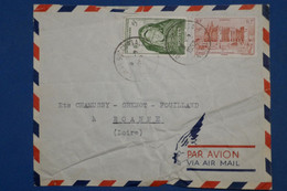 I 10 AOF BELLE LETTRE  1952 DAKAR  POUR ROANNE  FRANCE +AEROPHILATELIE +++AFFRANCH. INTERESSANT - Cartas & Documentos