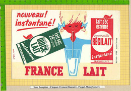 Buvard & Blotting Paper : France Lait Regilait  Quick Lait - Produits Laitiers