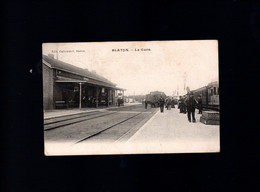 2710-BLATON- Station Gare Statie-train Trein Wagon Quai--->OREYE 1906 - Bernissart