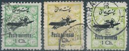 PERSIA PERSE IRAN,1927 Air Post Stamps,Overprinted,1ch,Used, Variety Of Color - Iran