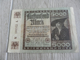 Deutschland 5'000 Mark 1922 - 5000 Mark