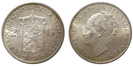 2-1/2 Gulden 1939 (Netherlands) Silver - 2 1/2 Florín Holandés (Gulden)