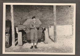 13707. Fotografia Vintage Militare Soldato Carro Armato Mezzo Anfibio Aa '60 Italia - 10,5x7,5 - Guerre, Militaire