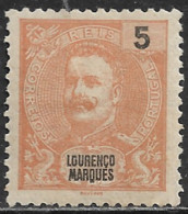 Lourenço Marques – 1898 King Carlos 5 Réis Mint Stamp - Lourenco Marques