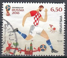 CROATIA 1324,used,football - 2018 – Rusland