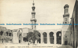 R640935 Cairo. Tombs Of The Kalifs. Courtyard And Minaret Of Barkouk. LL. 227 - Monde