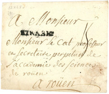 Devant Lsc STRASBOURG Vers Rouen (1763 ?) - 1801-1848: Precursors XIX