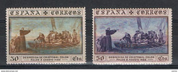 SPAGNA:  1930  PARTENZA  DA  PALOS  -  2  VAL. N.  -  YV/TELL. 451 + 453 - Nuevos