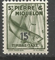 ST PIERRE ET MIQUELON TAXE N° 34 NEUF**  SANS CHARNIERE /  MNH - Postage Due