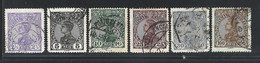 Portugal Stamps 1910 D Manuel II Condition Used  #156, 157, 158, 161, 164, 165 - Usado