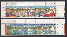 British Virgin Is: 1984   150th Anniv Of Abolition Of Slavery  Used Strips - Iles Vièrges Britanniques