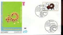 Berlin FDC Aus 1987 Ex 10 Items  Gestempelt / Used / Oblitéré (Berl 042) - 1981-1990