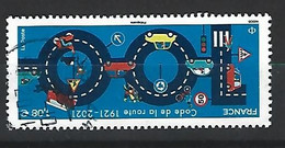 Superbe Timbre Gommé 5493 Centenaire Du Code De La Route 2021 Oblitérée TTB PCD Rond - Used Stamps
