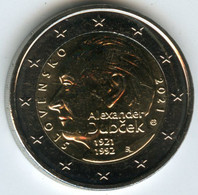 Slovaquie Slovakia 2 Euro 2021 Alexander Dubcek UNC - Slovaquie