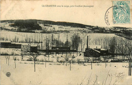 La Granetie , Près Cunlhat * Sous La Neige * 1906 - Cunlhat