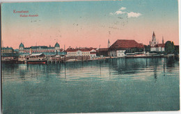 AK Konstanz, Hafen-Ansicht, Litho, MeF, 1923, - Konstanz
