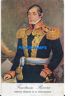 181686 URUGUAY PATRIOTIC FRUCTUOSO RIVERA MILITAR & POLITICO POSTAL POSTCARD - Uruguay