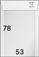 Lindner Pergamin-Tüten (702), 53 X 78 + 14 Mm Klappe, 100er-Packung - NEU - Enveloppes Transparentes