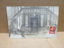 PARIS (75) Carte Photo Devanture De La Pharmacie Blanchet Chevalier Succ 26 Rue Ramey - District 18