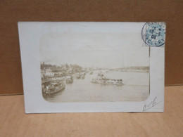 PARIS (75) Carte Photo Bateaux Sur La Seine - The River Seine And Its Banks