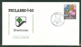 PHILA-SHERBROOKE, Expo; PHILABEC 80; Timbre Scott # 855 Stamp; Enveloppe Souvenir Envelope (7374) - Briefe U. Dokumente