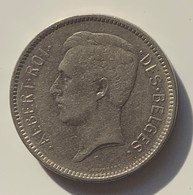 Pièce De Monnaie. Belgique. 5 Francs. Un Belga.  Albert I. 1932. Argent. - 5 Frank & 1 Belga
