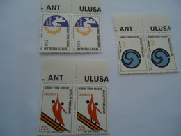 CYPRUS TURKEY MNH SET STAMPS PAIR   ANNIVERSARIES - Other & Unclassified