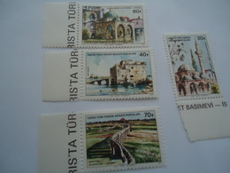 CYPRUS TURKEY MNH SET STAMPS MONUMENTS - Autres & Non Classés