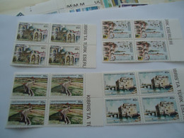 CYPRUS TURKEY MNH SET STAMPS MONUMENTS BLOCK OF 4 - Other & Unclassified