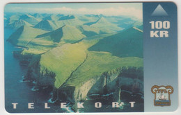 FAROE ISLANDS - Ambadalur , 100 Kr,  Faroese Telecom, Tirage 10.000, 03/93 , Used - Faroe Islands