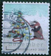 Decemberzegel Weihnachten Christmas Noel NVPH ? (Mi ?) 2021 Gestempeld / USED NEDERLAND / NIEDERLANDE - Gebraucht