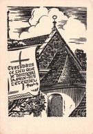 SCHILTIGHEIM-67-Bas-Rhin-carte Dessinée-dessin-Illustrateur Goetzelt-Eglise Protestante Rue Principale-GRAND FORMAT - Schiltigheim