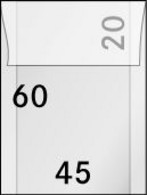 Lindner Pergamin-Tüten (700), 45 X 60 + 20 Mm Klappe, 100er-Packung - NEU - Clear Sleeves