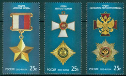 2012 Russia 1796-1798 State Awards Of Russia 9,00 € - Nuevos