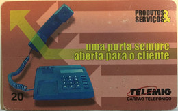 Phone Card Manufactured By Telemig In 1998 - Service Disclosure Transfer In Case Of Busy Line - Operatori Telecom