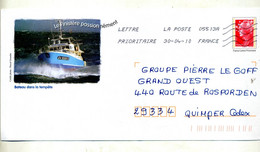 Pap Beaujard Flamme Chiffree Illustre Bateau Finistere - Listos Para Enviar: Transplantes/Beaujard