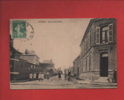 CPA -  Acheux - Rue De Léalvillers - Acheux En Amienois