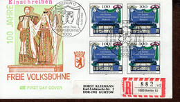 Berlin FDC Aus 1990 Ex 8 Items  Gestempelt / Used / Oblitéré (Berl 053) - 1981-1990