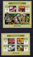 2 Feuillets  Togo Champignon édition Limitée N° 343/1000 Et 184/1000 - Mushrooms