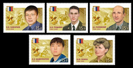 2012 Russia 1818-1822 Heroes Of Russia 7,50 € - Unused Stamps